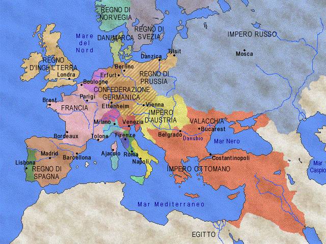 L'Europa dopo il congresso di Vienna - 1815