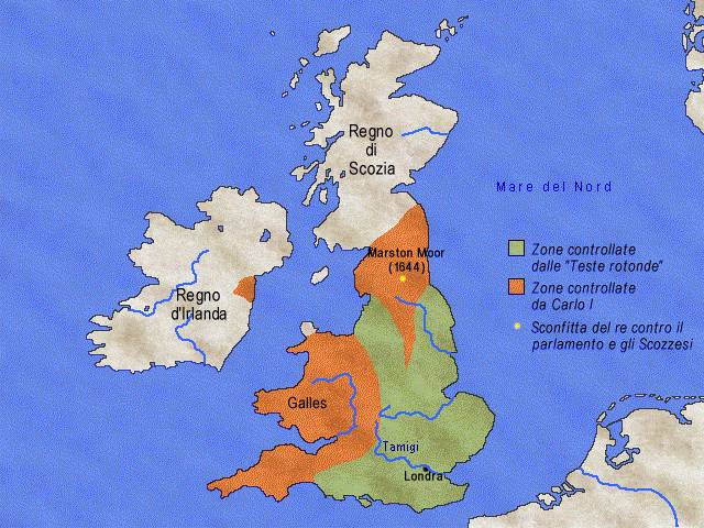 L'Inghilterra durante la guerra civile - 1642-1649