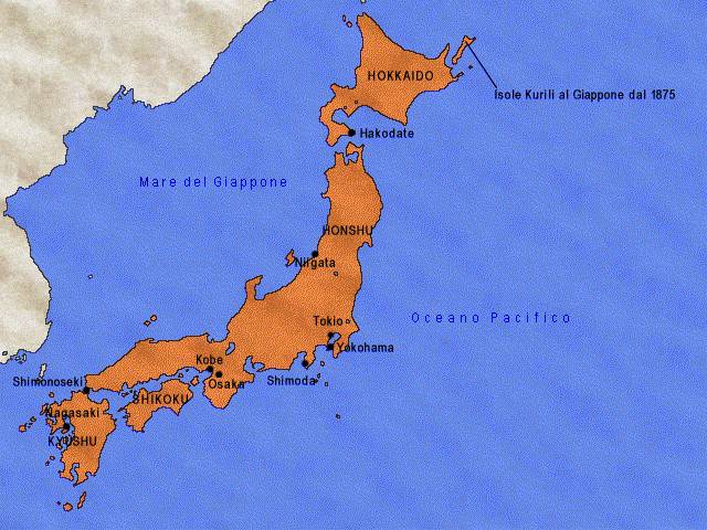 L'unificazione del territorio giapponese - met XIX secolo