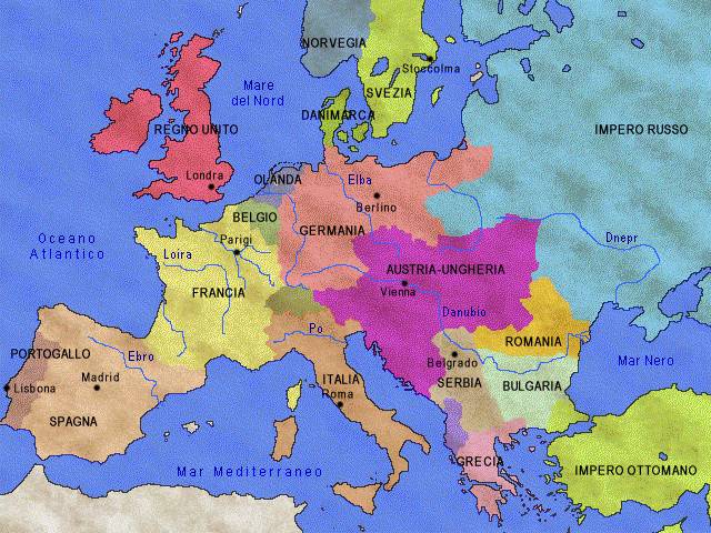 L'Europa alla fine del 1800