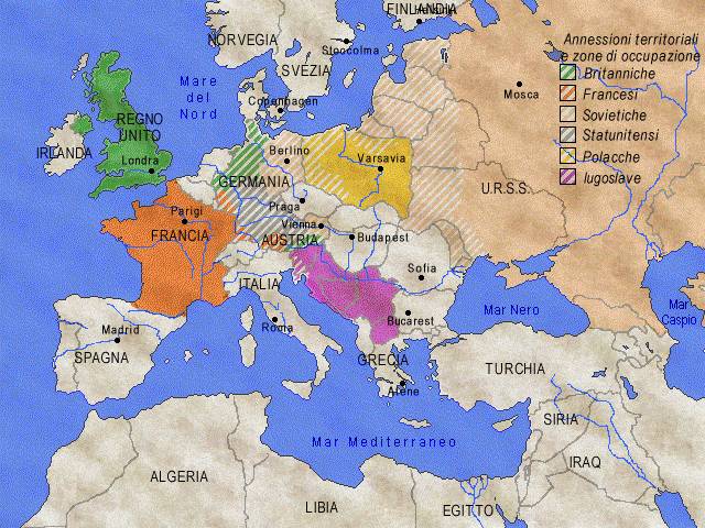 L'Europa alla fine della guerra 1945